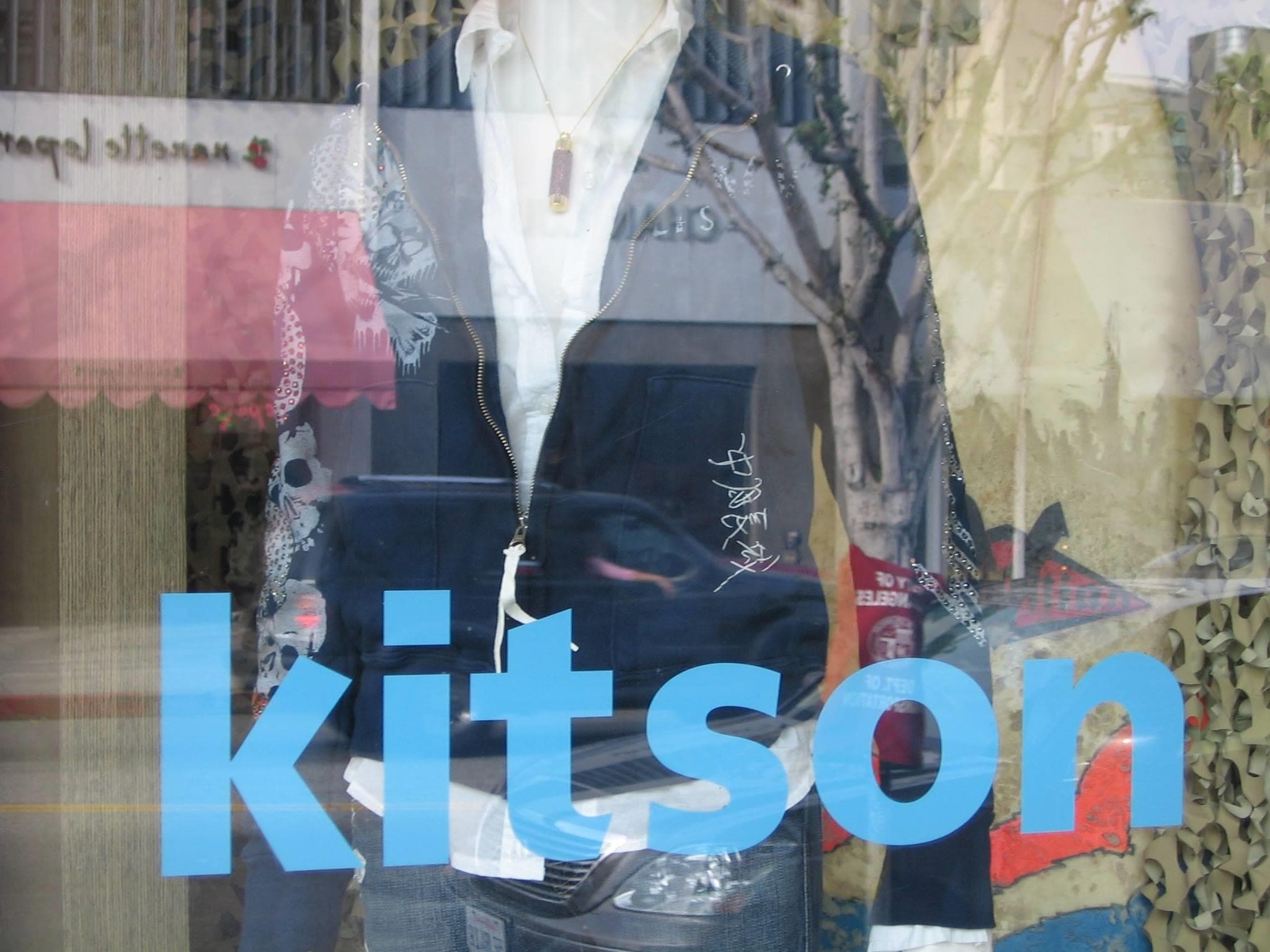 Kitson — In the window.