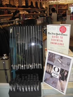 Kitson — The necklace stand.