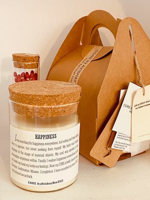 CORE Meditation Candle To Go and packaging
