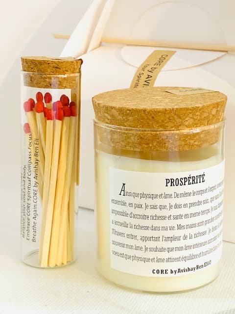 CORE Meditation Candle To Go and packaging